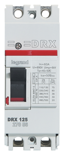 Силовой автомат Legrand DRX, 36кА, 2P, 60А