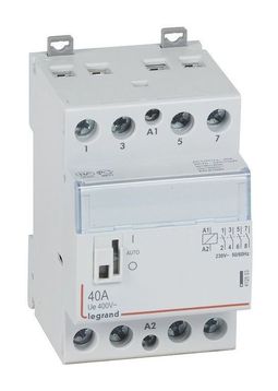 Модульный контактор CX³ 4P 40А 400/230В AC