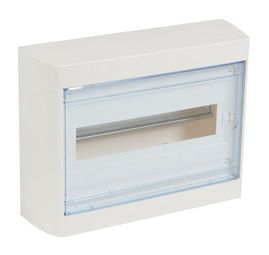 Распределительный шкаф Nedbox, 12 мод., IP40, навесной, пластик, прозрачная дверь, с клеммами